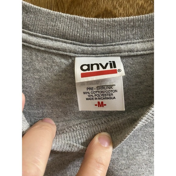 Vintage Santa Fe Long Sleeve T-shirt Gray Aztec Design Travel Size M Pre-shrunk - Picture 5 of 10